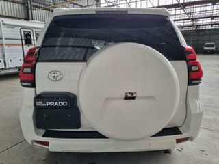 2019 Toyota Landcruiser Prado GDJ150R GXL White 6 Speed Sports Automatic Wagon