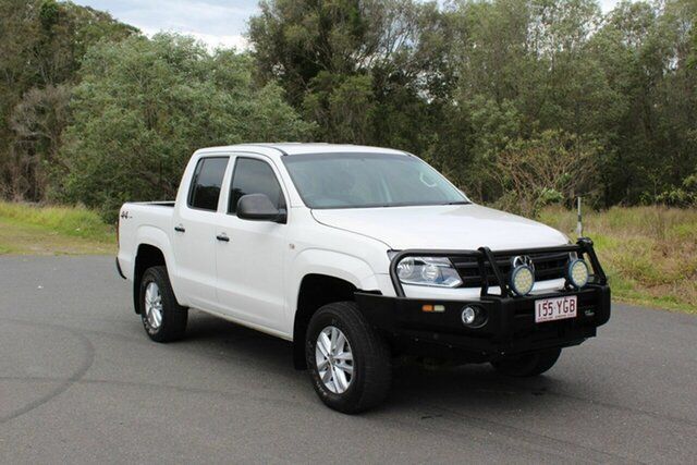 Used Volkswagen Amarok 2H MY18 TDI420 4MOTION Perm Core Ormeau, 2018 Volkswagen Amarok 2H MY18 TDI420 4MOTION Perm Core White 8 Speed Automatic Utility