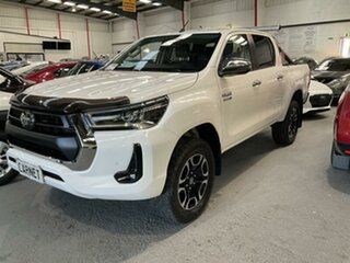 2021 Toyota Hilux GUN126R SR5 (4x4) White 6 Speed Automatic Double Cab Chassis