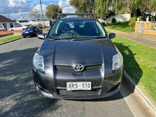 2008 Toyota Corolla ZRE152R Ascent Black 6 Speed Manual Hatchback.