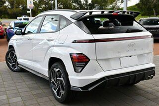 2023 Hyundai Kona SX2.V1 MY24 N Line 2WD Atlas White 1 Speed Automatic Wagon.