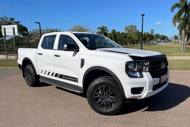 Used Ford Ranger PY 2022MY XL Townsville, 2022 Ford Ranger PY 2022MY XL Arctic White 10 Speed Sports Automatic Double Cab Pick Up