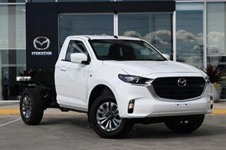 2023 Mazda BT-50 TFR40J XT 4x2 Ice White 6 Speed Sports Automatic Cab Chassis.