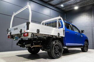 2018 Toyota Hilux GUN126R MY17 SR (4x4) Blue 6 Speed Automatic Dual Cab Chassis