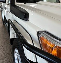 2023 Toyota Landcruiser VDJ79R GXL White 5 Speed Manual Cab Chassis