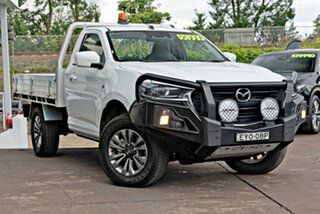 2022 Mazda BT-50 TFS40J XT White 6 Speed Sports Automatic Cab Chassis.