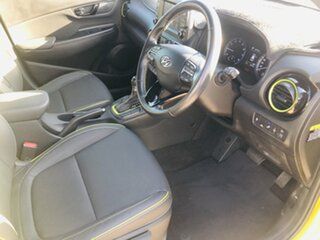 2017 Hyundai Kona OS MY18 Elite D-CT AWD Acid Yellow 7 Speed Sports Automatic Dual Clutch Wagon