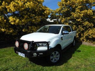 2018 Ford Ranger PX MkIII 2019.00MY XLT Hi-Rider White 10 Speed Sports Automatic Utility.