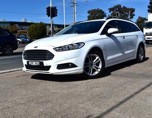 2017 Ford Mondeo Ambiente White Sports Automatic Dual Clutch Wagon.