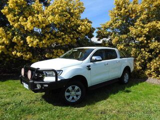 2018 Ford Ranger PX MkIII 2019.00MY XLT Hi-Rider White 10 Speed Sports Automatic Utility.
