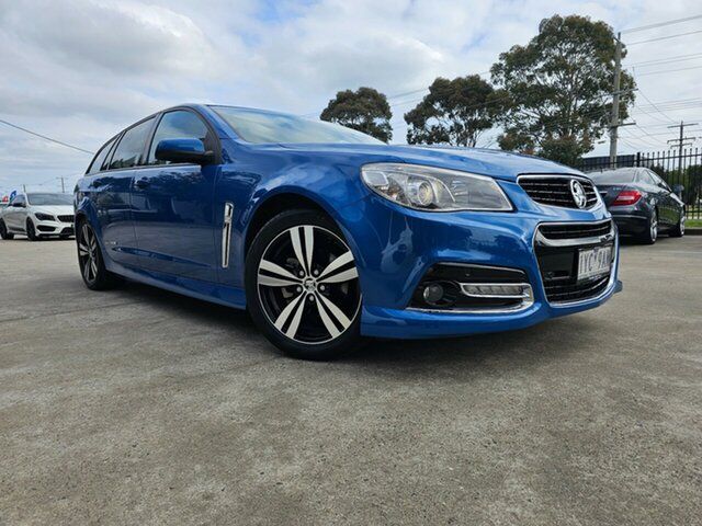Used Holden Commodore VF MY15 SV6 Sportwagon Storm Seaford, 2015 Holden Commodore VF MY15 SV6 Sportwagon Storm Blue 6 Speed Sports Automatic Wagon