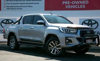 2019 Toyota Hilux GUN126R SR5 Double Cab Silver Sky 6 Speed Sports Automatic Utility.