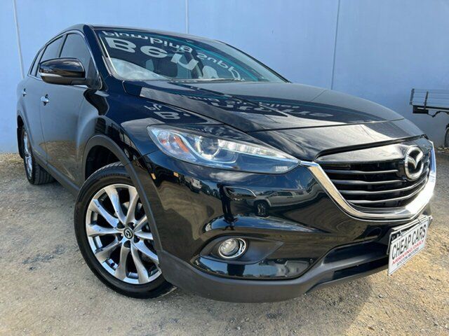 Used Mazda CX-9 MY14 Grand Touring Hoppers Crossing, 2015 Mazda CX-9 MY14 Grand Touring Black 6 Speed Auto Activematic Wagon