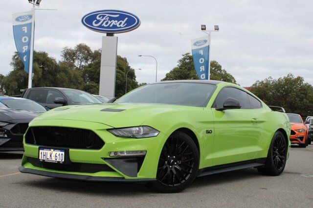 Used Ford Mustang FN 2020MY GT Midland, 2020 Ford Mustang FN 2020MY GT Green 10 Speed Sports Automatic Fastback