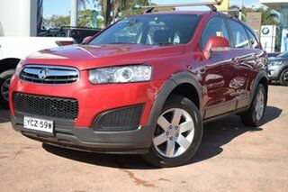 2014 Holden Captiva CG MY15 7 LS (FWD) Red 6 Speed Automatic Wagon.
