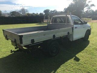 2016 Toyota Hilux TGN121R Workmate Glacier White 6 Speed Automatic Cab Chassis