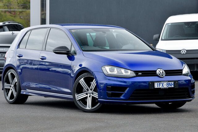 Used Volkswagen Golf VII MY16 R DSG 4MOTION Moorabbin, 2016 Volkswagen Golf VII MY16 R DSG 4MOTION Blue 6 Speed Sports Automatic Dual Clutch Hatchback