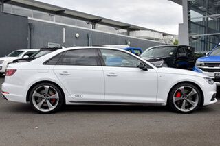 2018 Audi A4 B9 8W MY18 S Line S Tronic Quattro White 7 Speed Sports Automatic Dual Clutch Sedan.