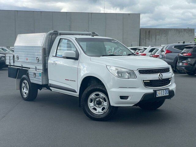 Used Holden Colorado RG MY14 LX Moonah, 2014 Holden Colorado RG MY14 LX White 6 Speed Sports Automatic Cab Chassis