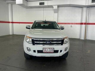 2014 Ford Ranger PX XLT Double Cab White 6 Speed Manual Utility.
