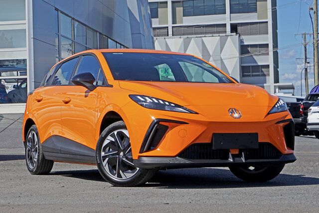 New MG MG4 MEH32 Excite 51 Springwood, 2023 MG MG4 MEH32 Excite 51 Volcanic Orange 1 Speed Reduction Gear Hatchback
