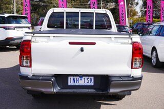 2018 Toyota Hilux TGN121R Workmate Double Cab 4x2 White 6 Speed Sports Automatic Utility