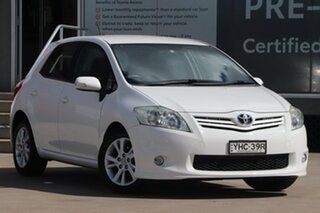 2011 Toyota Corolla ZRE152R MY11 Ascent Sport Glacier White 4 Speed Automatic Hatchback.