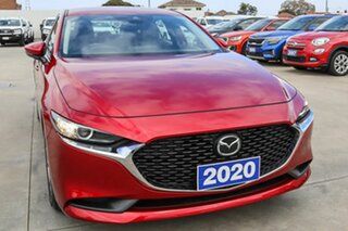 2020 Mazda 3 BP2S7A G20 SKYACTIV-Drive Pure Red 6 Speed Sports Automatic Sedan