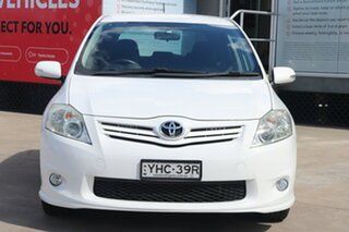 2011 Toyota Corolla ZRE152R MY11 Ascent Sport Glacier White 4 Speed Automatic Hatchback