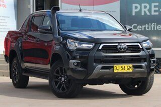 2021 Toyota Hilux GUN126R Rogue Double Cab Eclipse Black 6 Speed Sports Automatic Utility
