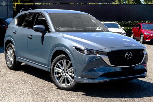 New Mazda CX-5 KF4WLA G25 SKYACTIV-Drive i-ACTIV AWD Akera Waitara, 2023 Mazda CX-5 KF4WLA G25 SKYACTIV-Drive i-ACTIV AWD Akera Grey 6 Speed Sports Automatic Wagon