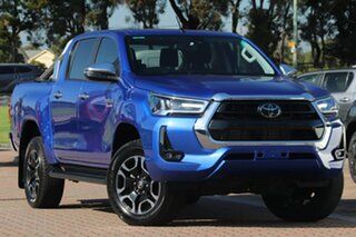 2021 Toyota Hilux GUN126R SR5 Double Cab Blue 6 Speed Sports Automatic Cab Chassis