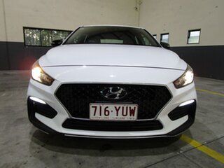 2018 Hyundai i30 PD.3 MY19 N Line D-CT White 7 Speed Sports Automatic Dual Clutch Hatchback