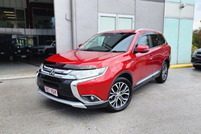 Used Mitsubishi Outlander ZK MY16 XLS 4WD Albion, 2015 Mitsubishi Outlander ZK MY16 XLS 4WD Red 6 Speed Sports Automatic Wagon