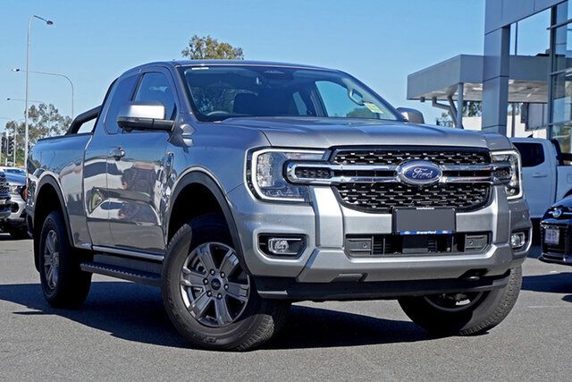 Used Ford Ranger PY 2022MY XLT Springwood, 2023 Ford Ranger PY 2022MY XLT Aluminium 10 Speed Sports Automatic Super Cab Pick Up