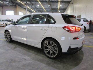 2018 Hyundai i30 PD.3 MY19 N Line D-CT White 7 Speed Sports Automatic Dual Clutch Hatchback