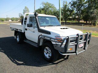 2022 Toyota Landcruiser 70 Series Vdjl79R LC79 GXL French Vanilla 5 Speed Manual Cab Chassis.