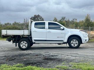 2013 Holden Colorado RG MY13 LX Crew Cab White 6 Speed Sports Automatic Cab Chassis
