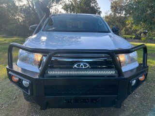 2019 Toyota Hilux GUN126R SR Double Cab White 6 Speed Manual Cab Chassis
