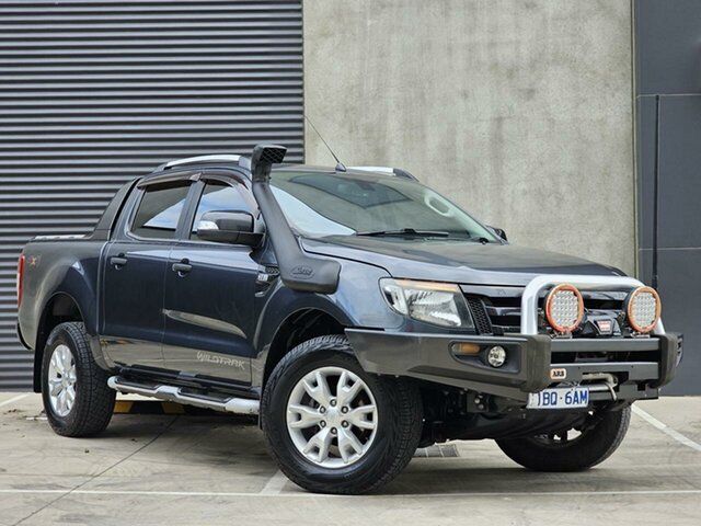 Used Ford Ranger PX Wildtrak Double Cab Thomastown, 2014 Ford Ranger PX Wildtrak Double Cab Grey 6 Speed Sports Automatic Utility