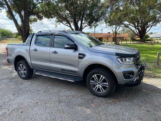 2022 Ford Ranger Wildtrak Silver Sports Automatic Double Cab Pick Up.