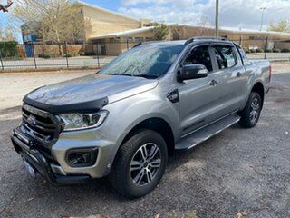 2022 Ford Ranger Wildtrak Silver Sports Automatic Double Cab Pick Up.