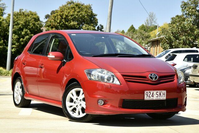Used Toyota Corolla ZRE152R MY11 Levin ZR Toowoomba, 2011 Toyota Corolla ZRE152R MY11 Levin ZR Red 4 Speed Automatic Hatchback