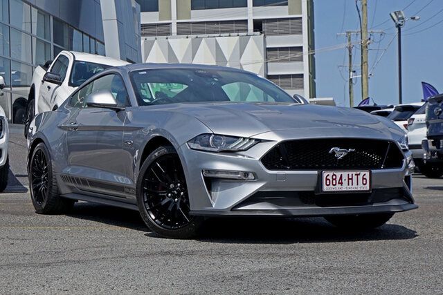 Used Ford Mustang FN 2021.50MY GT Springwood, 2021 Ford Mustang FN 2021.50MY GT Silver 10 Speed Sports Automatic Fastback
