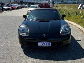 2002 Toyota MR2 ZZW30R Spyder Black 5 Speed Sequential Manual Convertible.