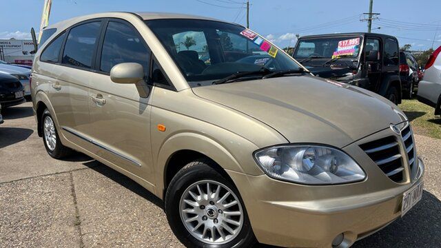 Used Ssangyong Stavic A100 07 Upgrade SV270 Sports Loganholme, 2007 Ssangyong Stavic A100 07 Upgrade SV270 Sports Gold 5 Speed Automatic Wagon