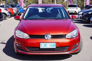2014 Volkswagen Golf VII MY14 103TSI DSG Highline Sunset Red 7 Speed Sports Automatic Dual Clutch.