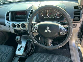 2010 Mitsubishi Triton MN MY11 GLX-R Double Cab Silver 5 Speed Sports Automatic Utility