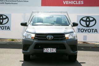 2021 Toyota Hilux TGN121R Workmate 4x2 Graphite 6 Speed Sports Automatic Cab Chassis.