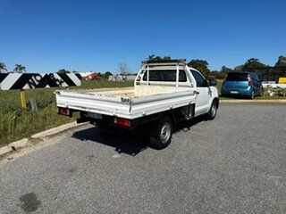 2015 Toyota Hilux TGN16R MY14 Workmate White 5 Speed Manual Cab Chassis